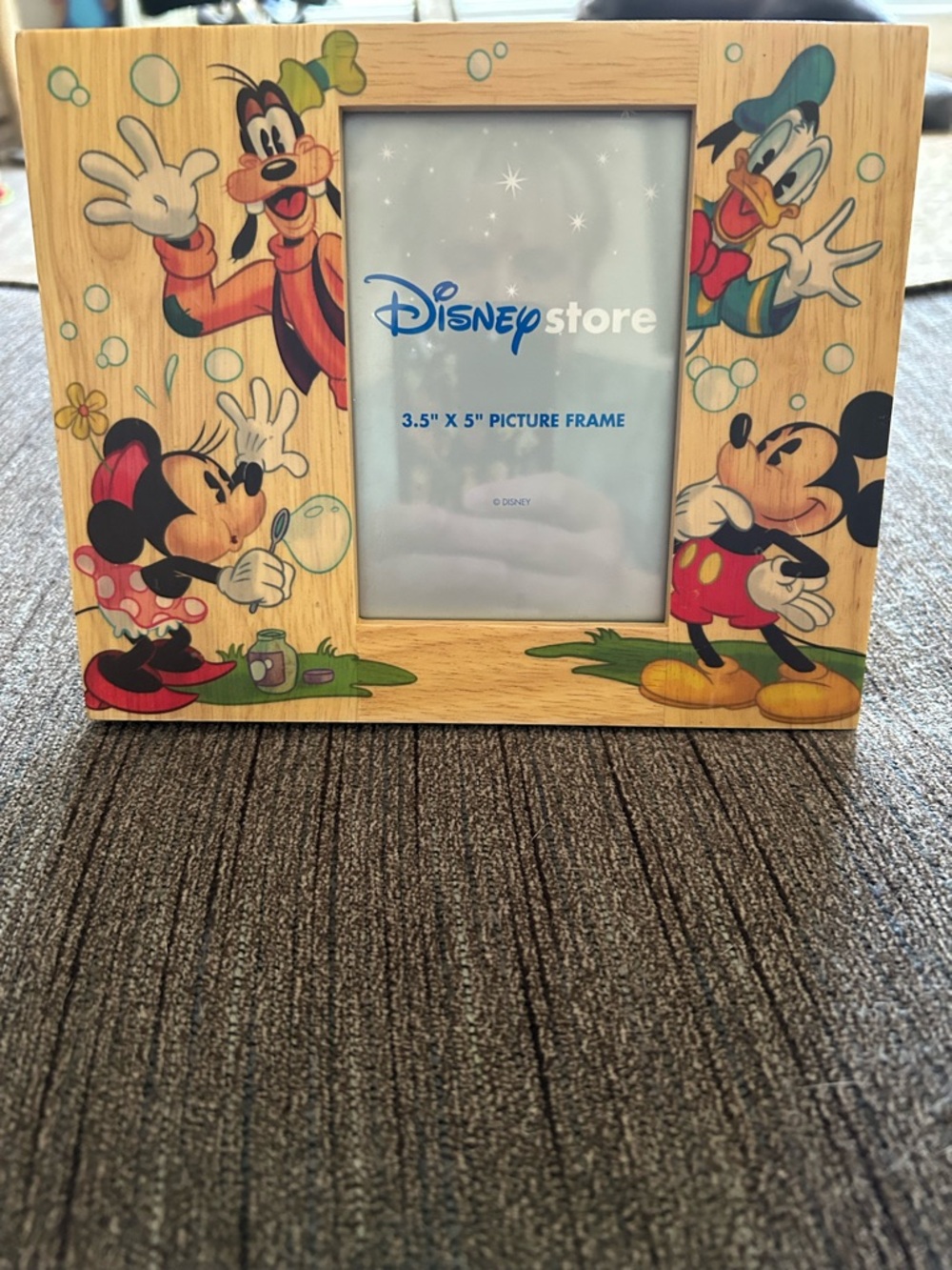 Disney Wooden Cartoon Character Picture Frame - Yellow, Red, Black, Green, Blue